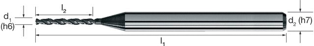 1024590119 MIKRON 102459 0119 Mikrofúró, Tömör keményfém, 7 × D, TiAlN