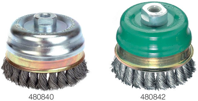 LESSMANN 480840 100/0,5 Fazékkefe, Acélhuzal keferész