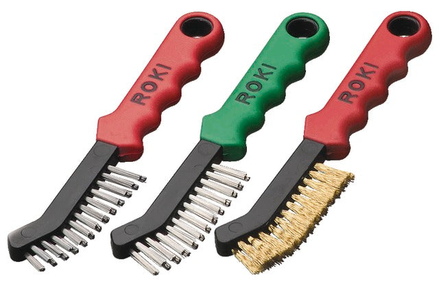 LESSMANN 482427225 Univerzális kézi kefe, hullámosított sárgaréz huzal, huzalvastagság 0,25 mm