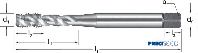 137711 M20 PREMUS 137711 M20 Gépi menetfúró, HSSE-V3 RSP45