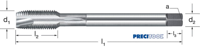 133371 1/4-28 PREMUS 133371 1/4-28 Gépi menetfúró, HSSE-V3 fényes