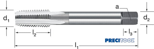 133455 29-16 PREMUS 133455 29-16 Gépi menetfúró, HSSE-V3 fényes