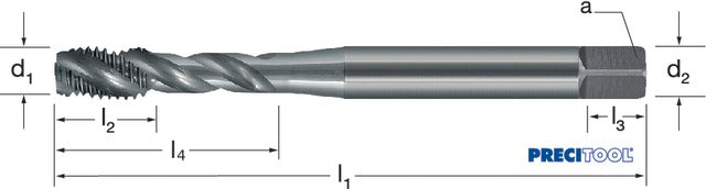 133161 M10 PREMUS 133161 M10 Gépi menetfúró, HSSE-V3, RSP40, vaporizált