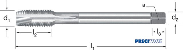133205 M9X1,00 PREMUS 133205 M9X1,00 Gépi menetfúró, HSSE-V3 fényes