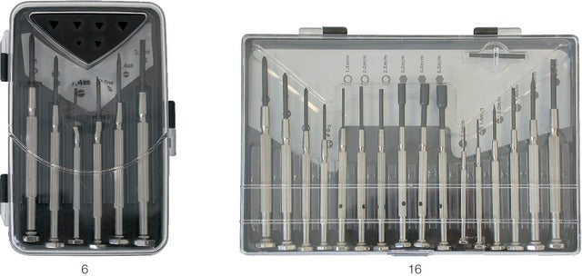 PRECITOOL 538385 6 Órás csavarhúzó készlet, Lapos/PH