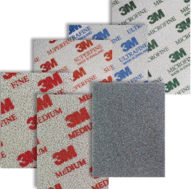 3M 470554 SUPERFEIN Soft-Pad csiszolószivacs-SCOTCH-BRITE, 140 × 115 × 5 mm