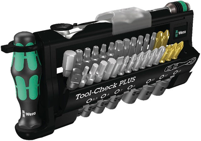 5436220015 WERA 5436220015 Bitracsni készlet, 1/4", Tool-Check PLUS, 39 részes