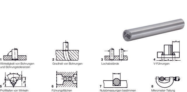 383102 13,13 PRECITOOL 383102 13,13 Precíziós mérőcsap, egyenként, pontosság 0,002 mm