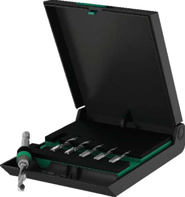 5436970010 WERA 5436970010 Bitkészlet, 1/4" HSS kombinált menetfúró