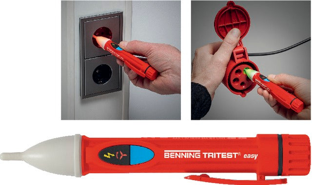 BENNING 5327750010 Fázis és forgómező ellenőrző, TRITEST easy