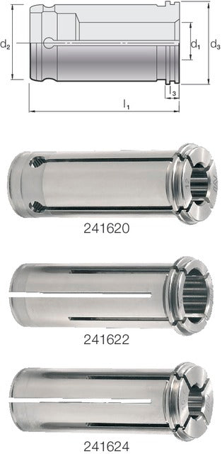 2416202018 NT 2416202018 Szorítópatron, MC típus, réselt