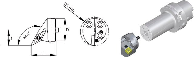 237174 4011L SWISS TOOLS 237174 4011L Cserefej, 107,5° SDQC R/L