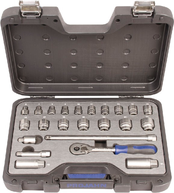 PROJAHN 5125020010 Dugókulcs-készlet, 3/8", 23 részes