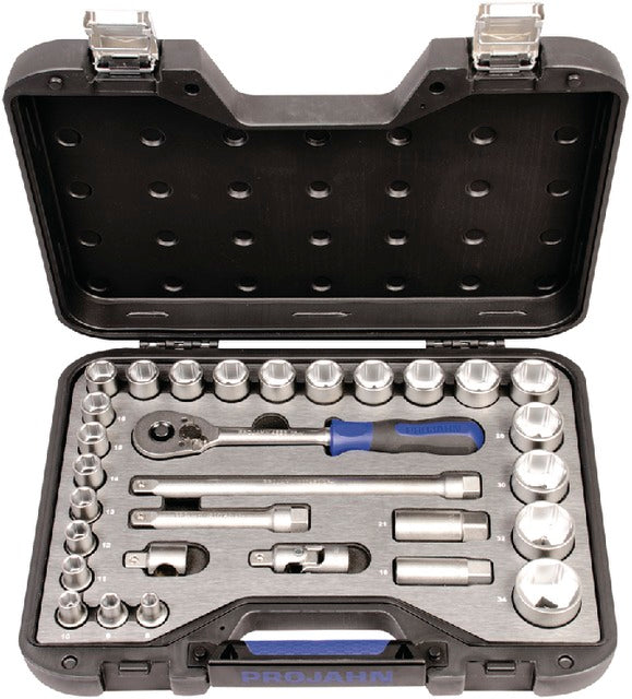 PROJAHN 5143100010 Dugókulcs-készlet, 1/2", 30 részes