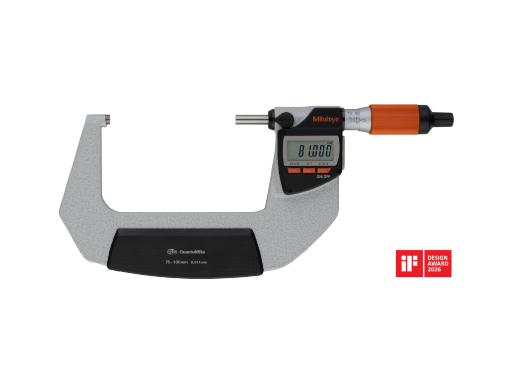 Mitutoyo - Digitális Mikrométer QuantuMike IP65 - 75-100 mm, kétirányú kimenettel