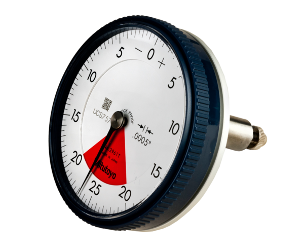 Mitutoyo -  2961T Dial Indicator, Back Plunger, AGD/ANSI 0,04", 0,0005", One Revo,, Shockproof