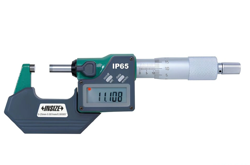 INSIZE 3101-300A 275-300mm/11-12" Digitális adatkimenetes IP65 vízálló külső mikrométer 275-300/0.001 mm