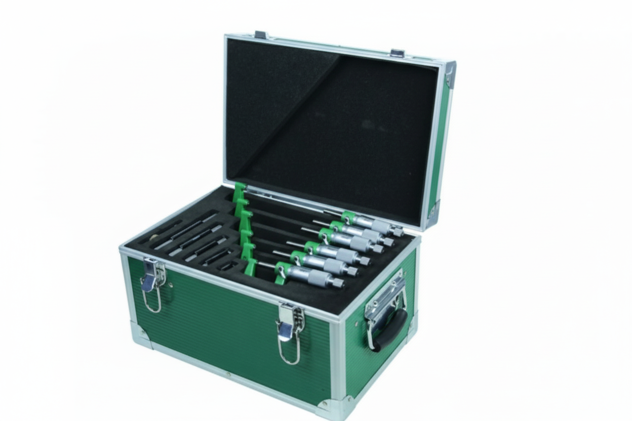 INSIZE 3203-1212A 0-12" Analóg külső mikrométer készlet 0-12/0.0001"
