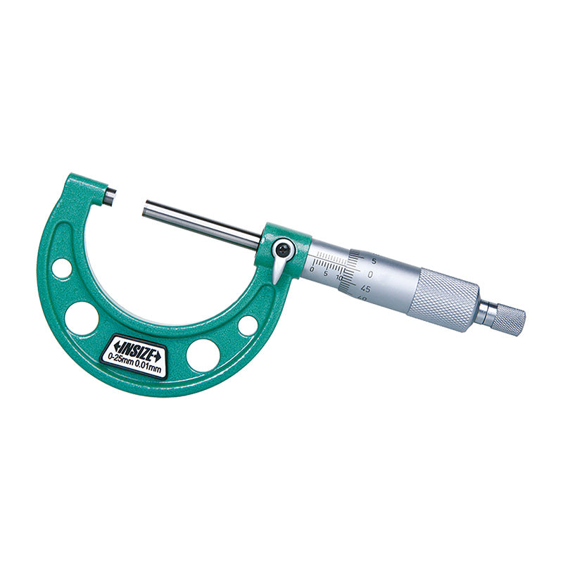 INSIZE 3209-100 75-100mm Analóg külső mikrométer hosszú orsóval 75-100/0.01 mm