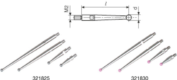 MAHR Messeinsatzmit Rubin-Kugel, f r 800SGB