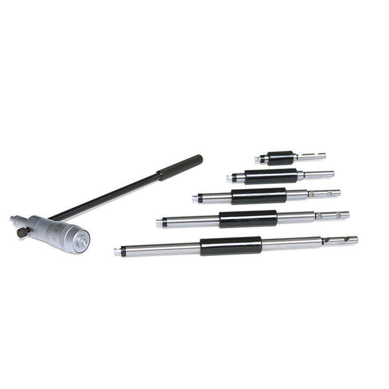 INSIZE 3221-1000 200-1000mm Belső csőmérő mikrométer hosszabbítóval 200-1000/0.01 mm