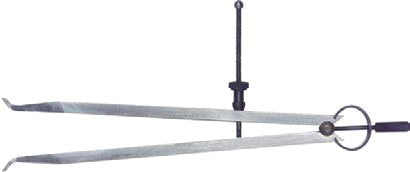 Karcoló körző mit Feder150mm Innentaster