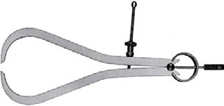 Precíziós körző mit Feder150mm Au entaster