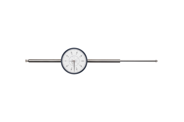 Mitutoyo -  3428SB-19 Dial Indicator, Flat Back, AGD/ANSI 4", 0,001", Shockp., Coax. Rev. Counter