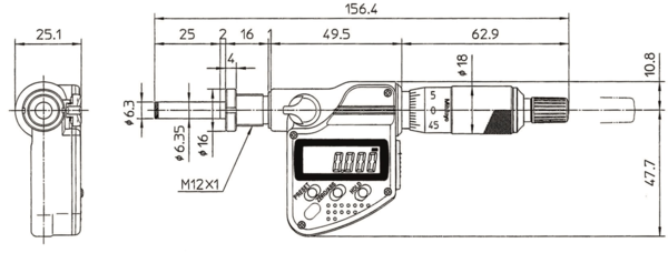 Mitutoyo - Digital Micrometer Head