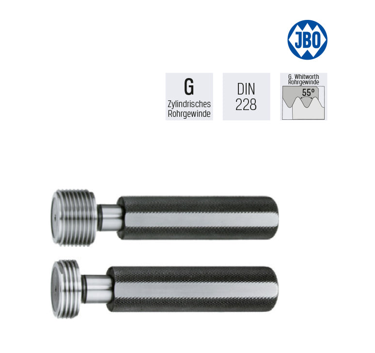 Megyoldali Menet-idomszer  GDIN EN ISO 228  G1,3/4x11  JBO