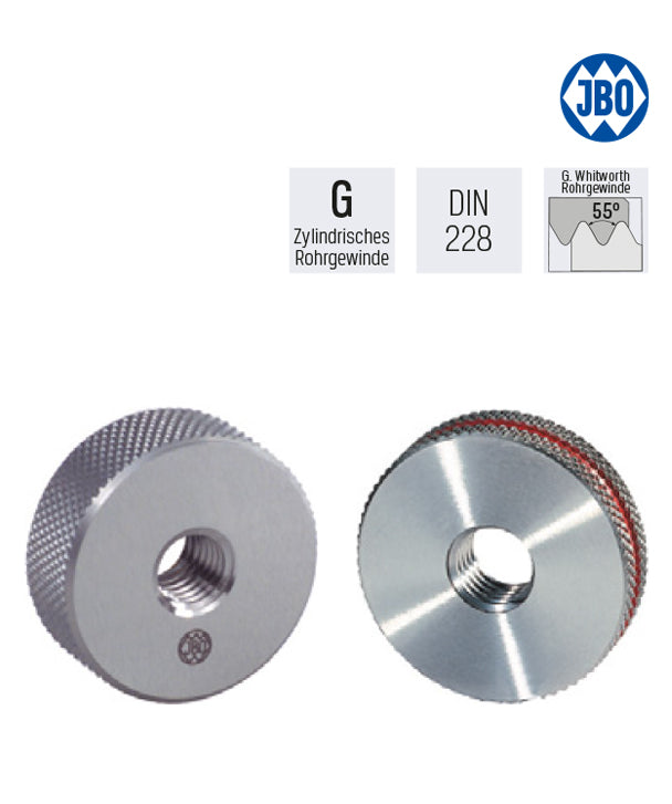 Megyoldali Gyûrûs Menet-idomszer  GDIN EN ISO 228  G1.1/8x11  JBO