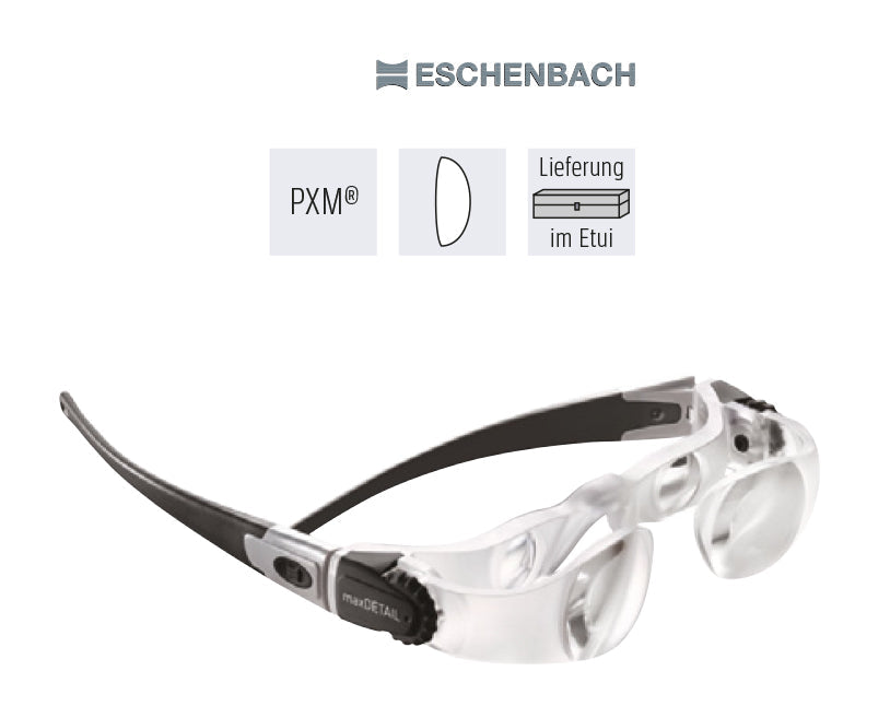 ESCHENBACH-LupenbrilleMax Detail/B gel dunkelgrau
