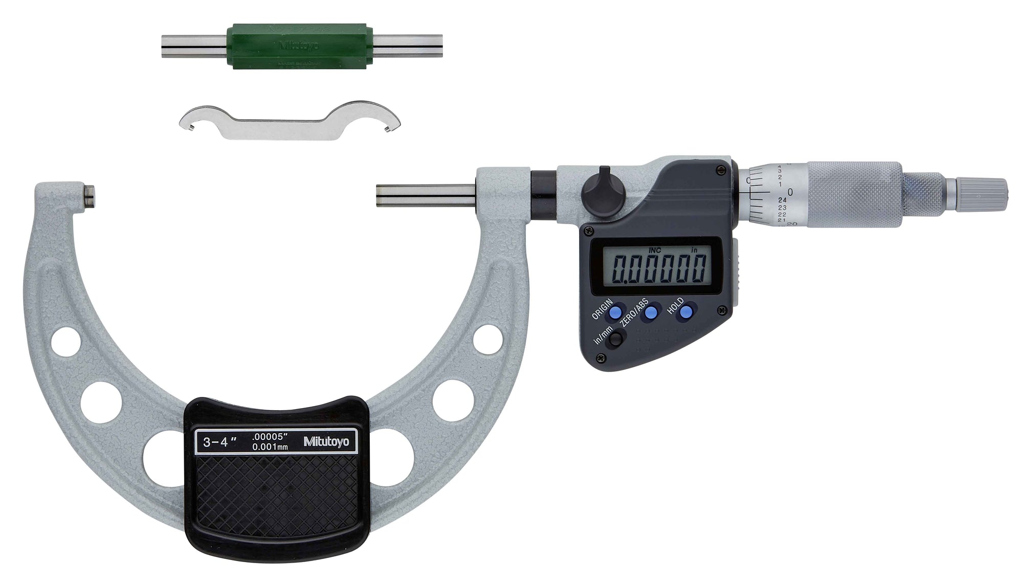 Mitutoyo - Digital Microm., Non Rotating Spindle
