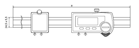 MAHR 4119000 Multimar 25 EWR Digitális univerzális tolómérő, 0 –300