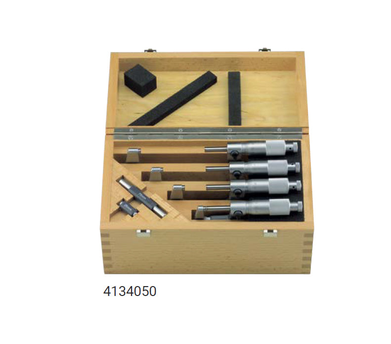 MAHR Micromar 40 SA/SET Analóg mikrométer készlet, 0-100mm, 4 db