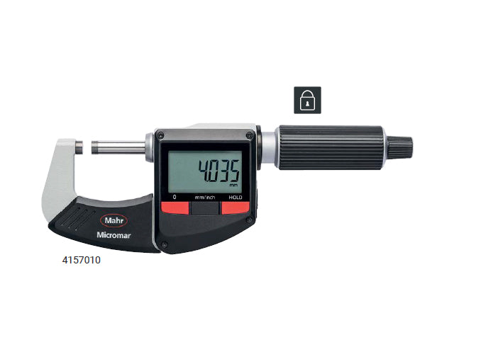 MAHR Micromar 40 ER Digitális külső mikrométer IP40, 0-25mm
