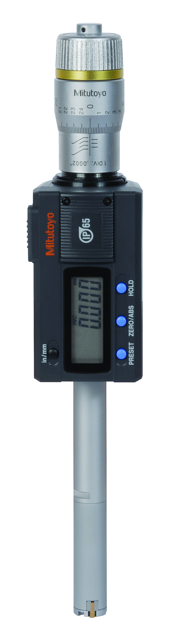 Mitutoyo - Holtest 3-pontonmérõ furatmikrométer 0.65" - 0.8"