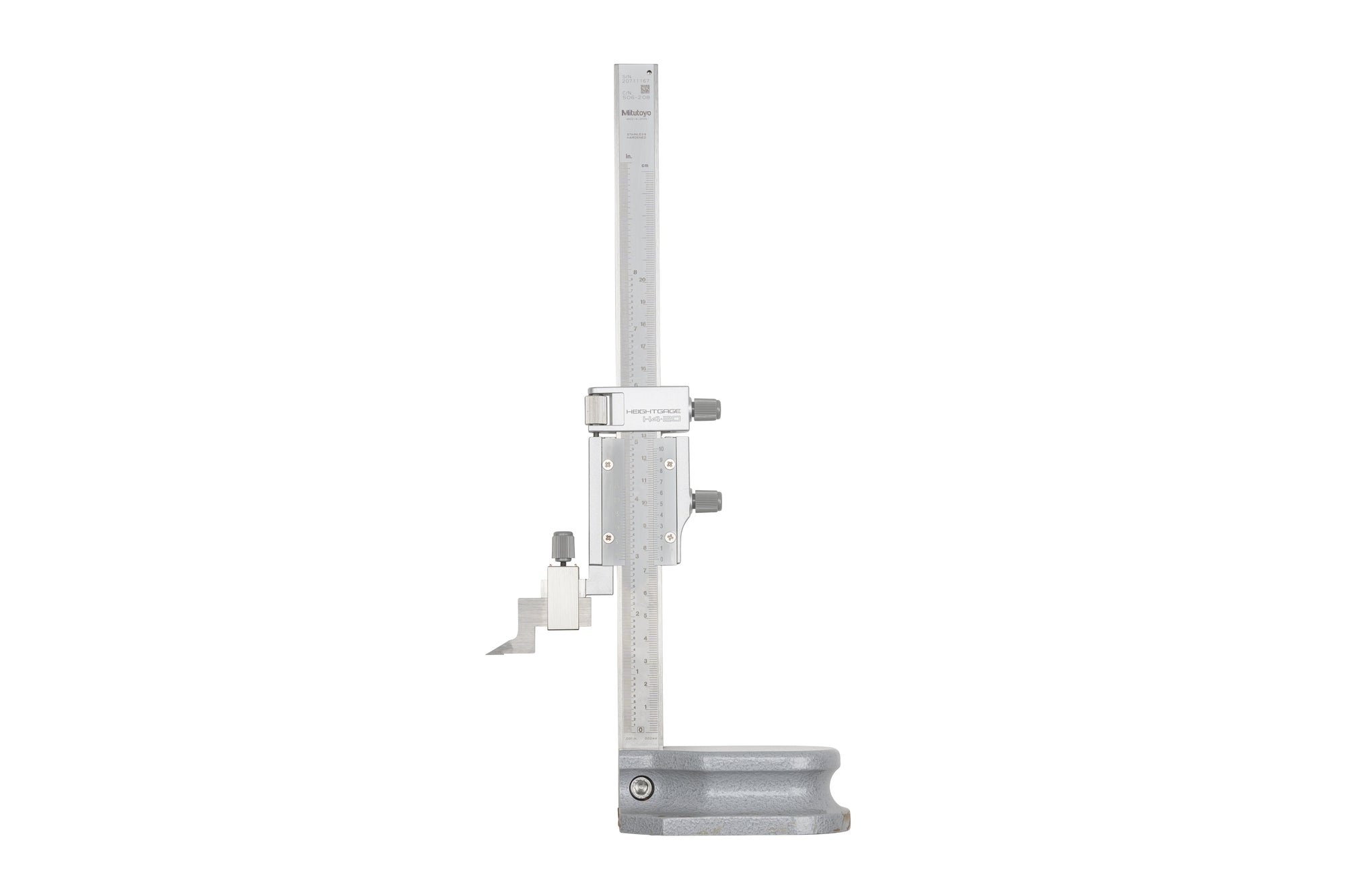 MITUTOYO 506-208 Vernier Height Gauge 0-8"