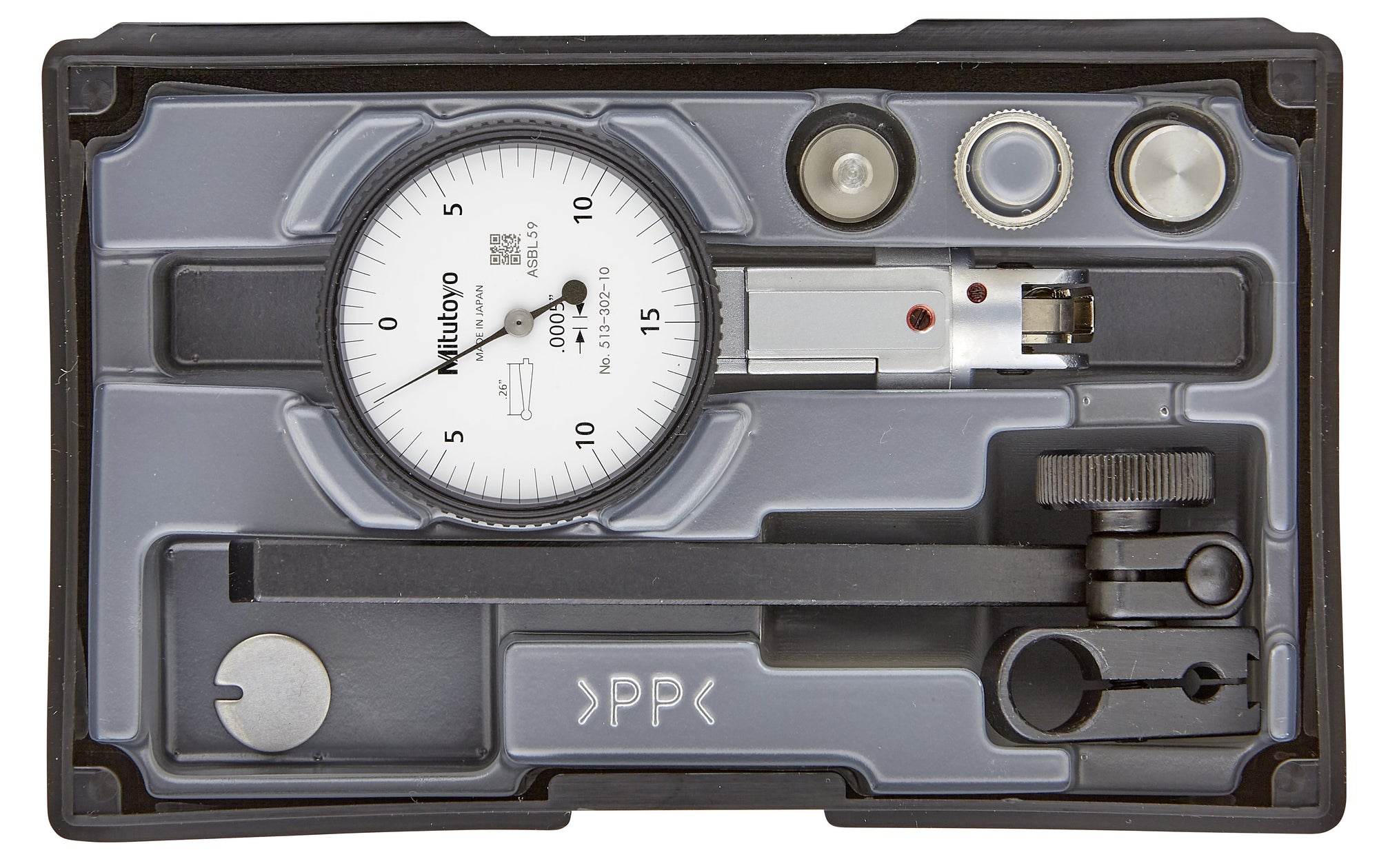 Mitutoyo -  513-302-10T Dial Test Indicator, Universal Type 0,03", 0,0005", 4/9,52mm Stem