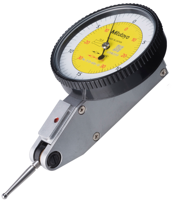 Mitutoyo -  513-406-10T Dial Test Indicator, Horizontal Type 0,03"/0,7mm, 0,0005"/0mm, 4/9,52mm St