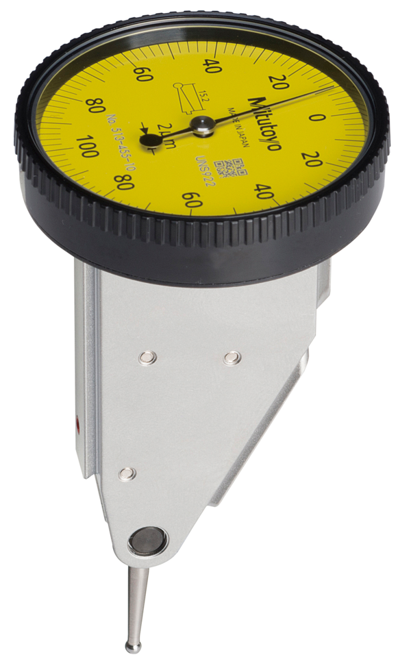 Mitutoyo -  513-455-10A Dial Test Indicator, Vertical Type 0,2mm, 0,002mm, 4/8m Stem