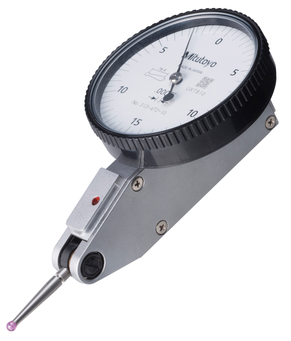 Mitutoyo -  513-472-10E Dial Test Indicator, Horiz., Ruby Sty. 0,03", 0,0005", 9,52mm Stem