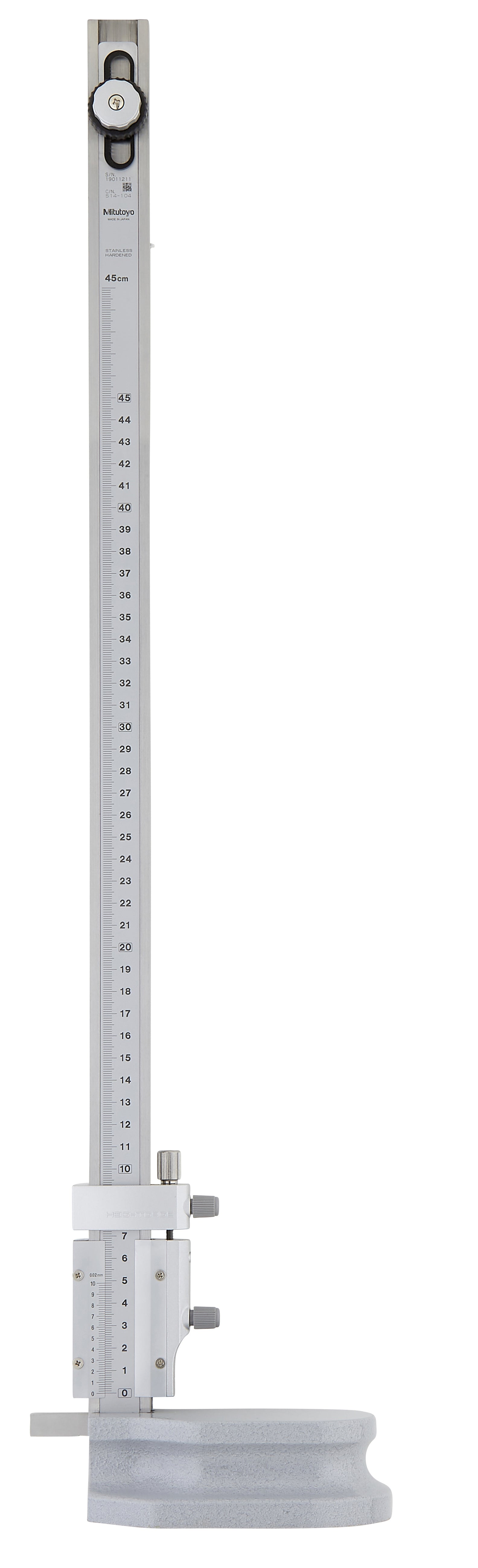 MITUTOYO 514-104 Vernier Height Gauge 0-450mm