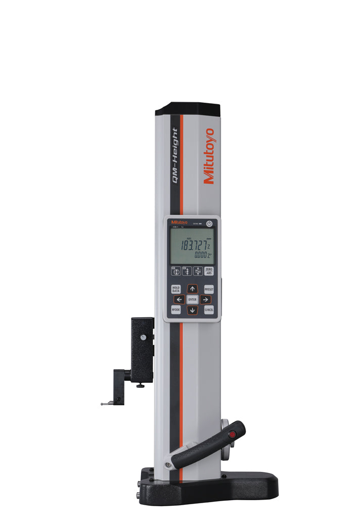 MITUTOYO 518-244 QM Height with Air Floating, Metric 0-350mm, 0,001/0,005mm, with 4x LR6 Batteries