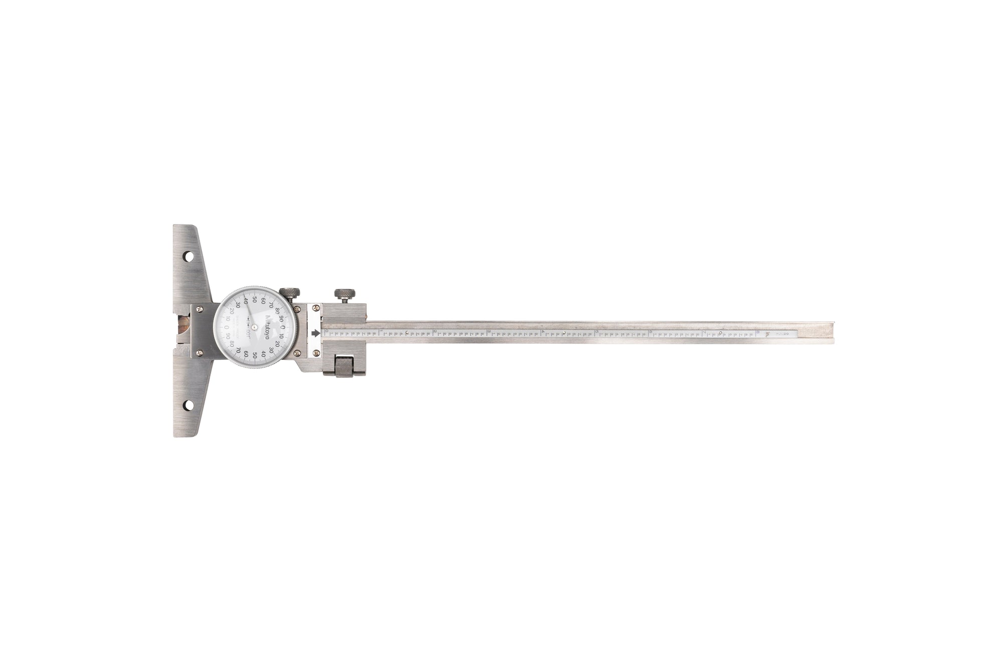 MITUTOYO 527-312-50 Dial Depth Gauge 0-8", With Fine adjustment