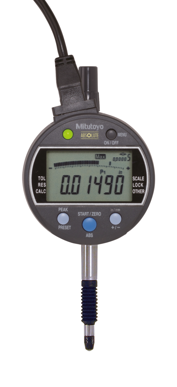 Mitutoyo -  543-351 Digital Indicator Signal ID-C Inch/Metric, 0,5", 0,00005", Lug Back
