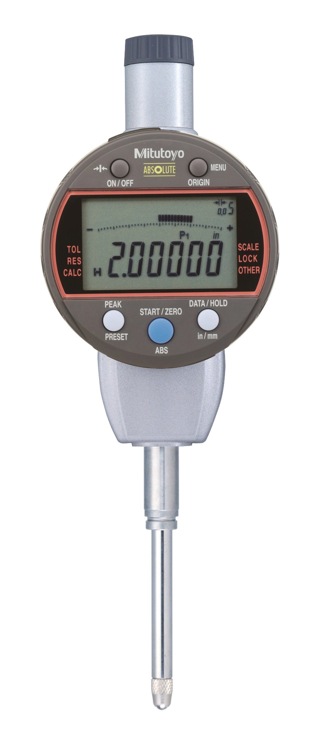 MITUTOYO 543-591B Digital Indicator Calculation ID-C Inch/Metric, 1", 0,00005", Flat Back
