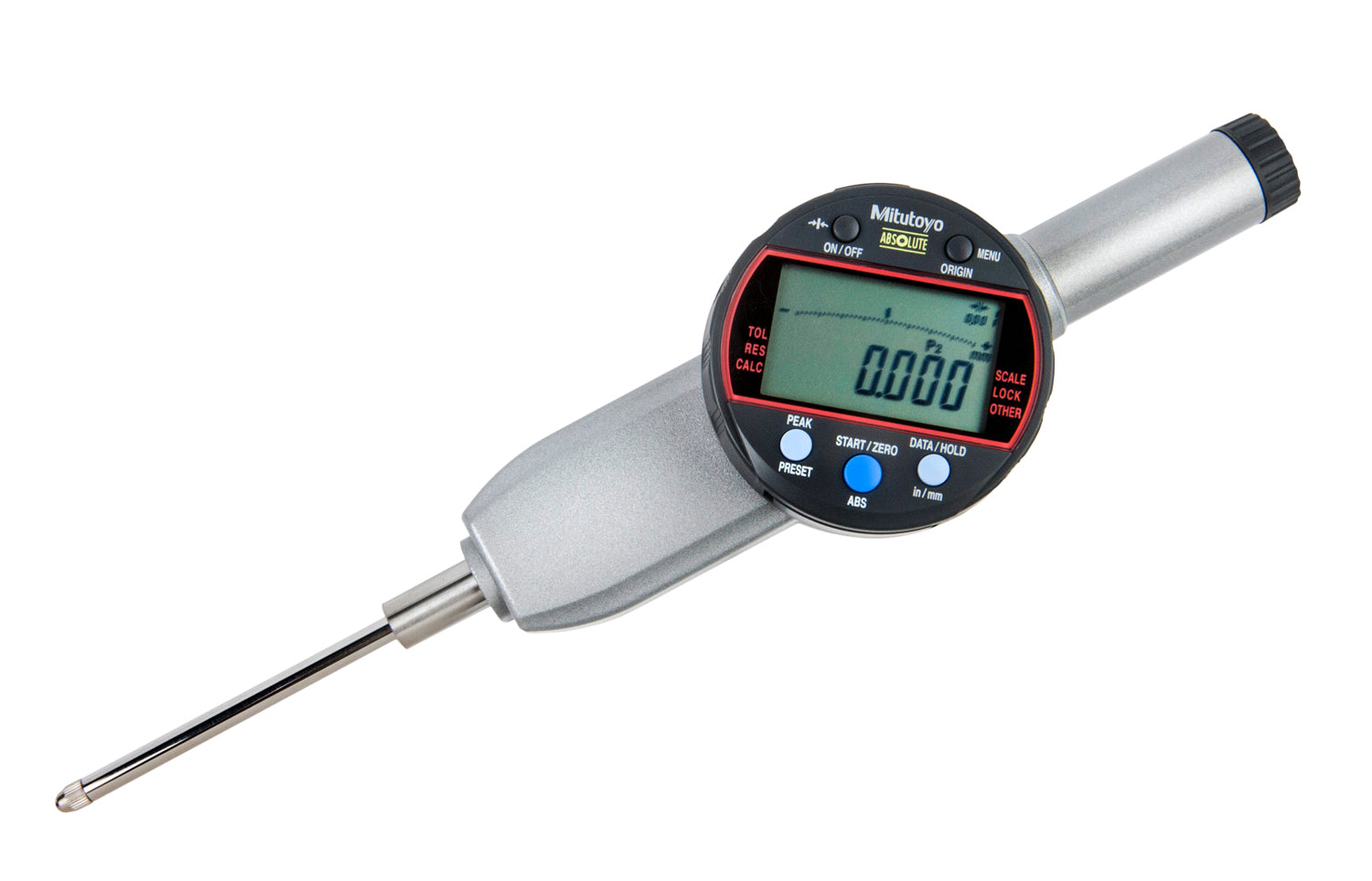 MITUTOYO 543-597B Digital Indicator Calculation, ANSI/AGD Inch/Metric, 2", 0,00005", Flat Back