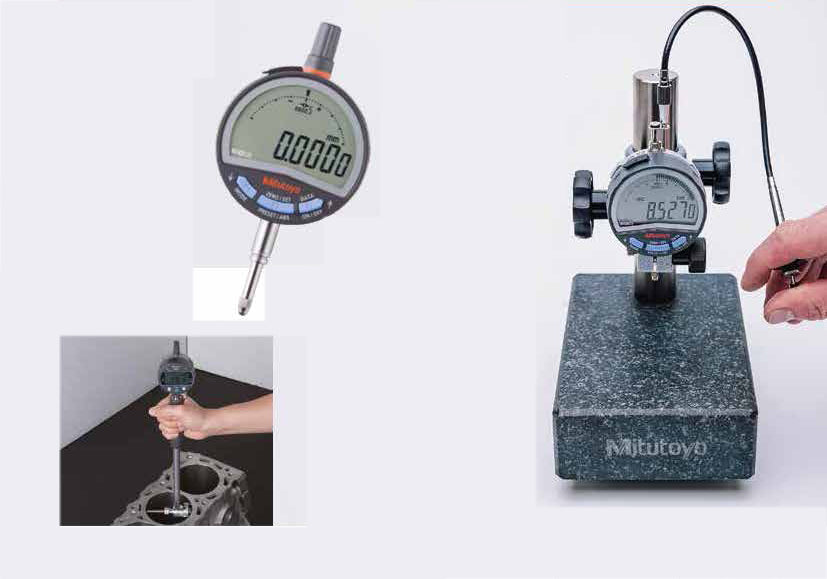 Mitutoyo Digitális Szögjelző Mérőóra 12,7mm Lapos Hátlappal (543-781B-10)