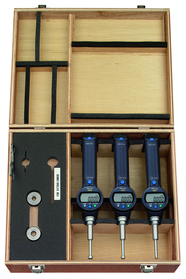 Mitutoyo - ABS 3-pontonmérõ furatmikrométer készlet 0.275" - 0.5"